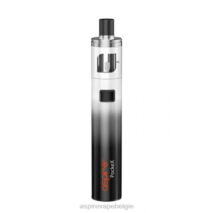 Aspire Pockex jubileumeditie kit 2J0N117 zwart en wit verloop - Aspire Vape Kopen