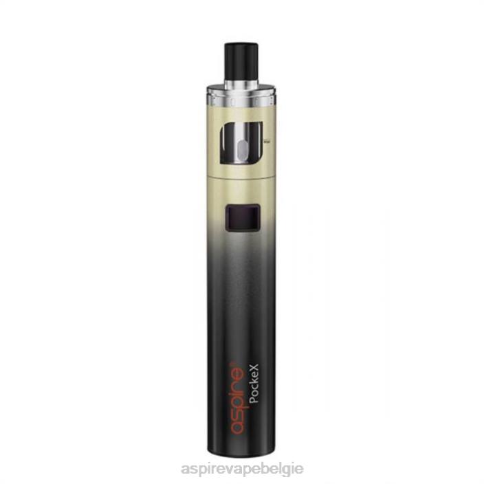 Aspire Pockex jubileumeditie kit 2J0N119 goud verloop - Aspire Vape Amazon