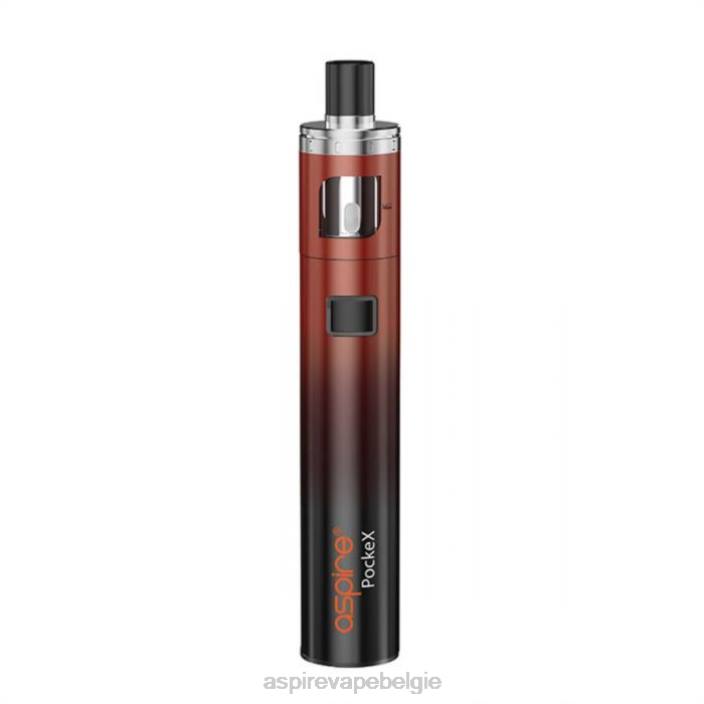 Aspire Pockex jubileumeditie kit 2J0N120 rood verloop - Aspire Vape Prijs