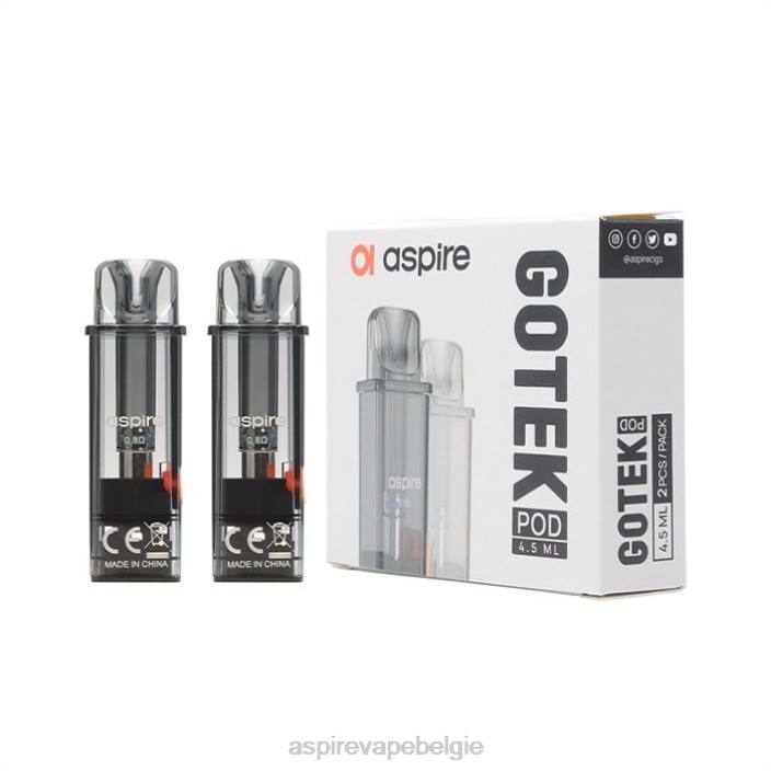 Aspire gotek pod (hergevulde editie 4,5 ml) compatibel met gotek x en gotek s 2J0N232- Aspire Vape Brussel